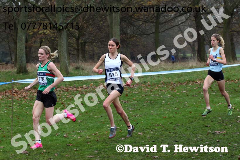 Senior women's European Cross Country Trials, Sefton Park, Liverpool. Photo: David T. Hewitson/Sports for All Pics